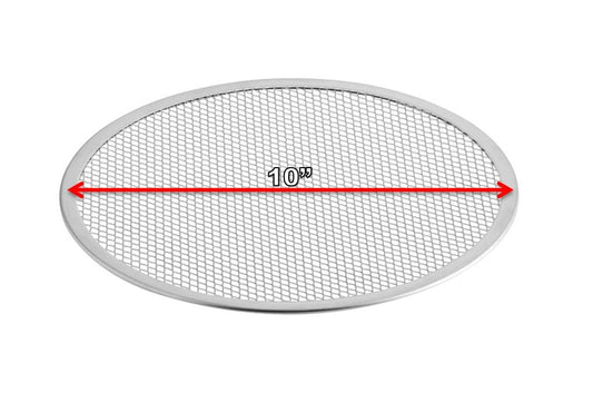 Bits N Things Pizza Screen | Seamless Round Aluminum Mesh | Baking Tray for Home Kitchen Restaurant |10 INCHES 2 PACK.