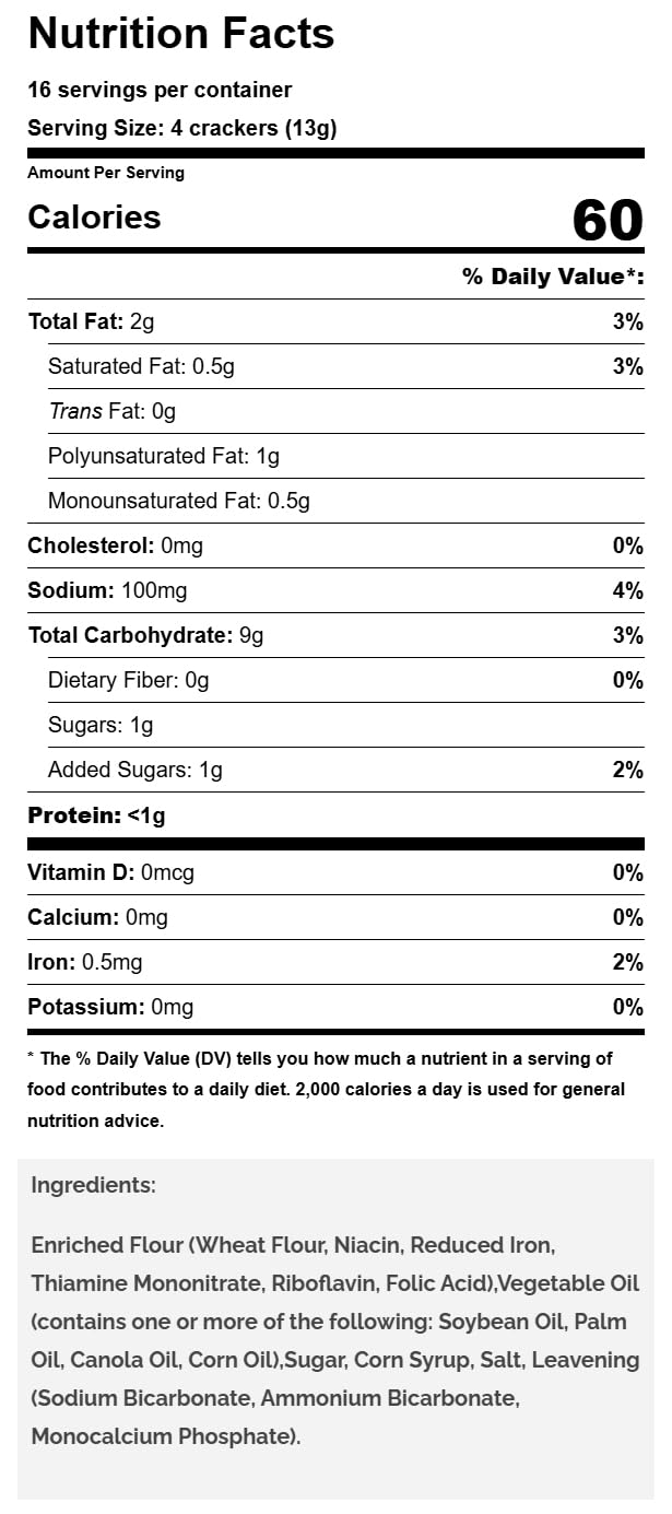 Wafer Crackers | Two Crackers per Pouch | Soup & Salad | Kosher & Made In America | Bits N Things | Pack of 50