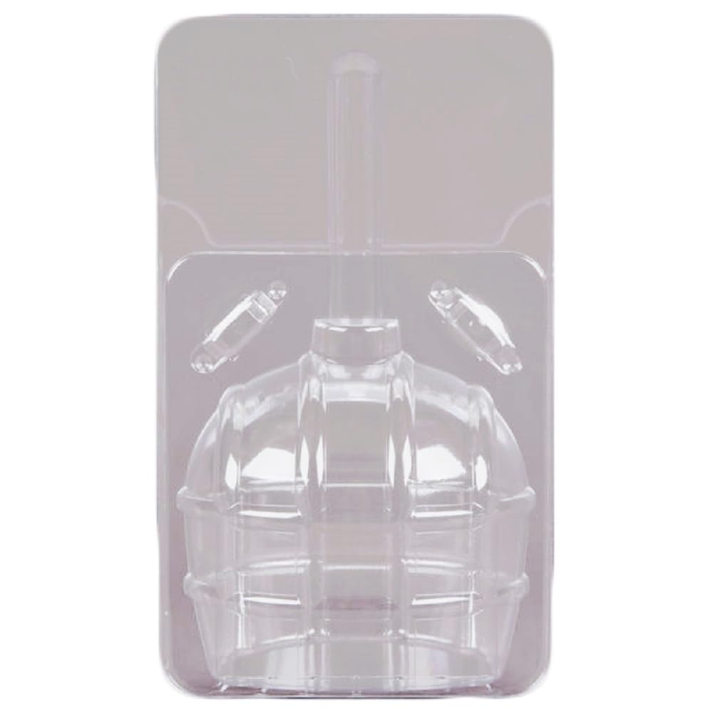 Bits N Things Clear Large Candied Apple Containers Boxes 50 Pack - Great for Standard and Large Size Apples
