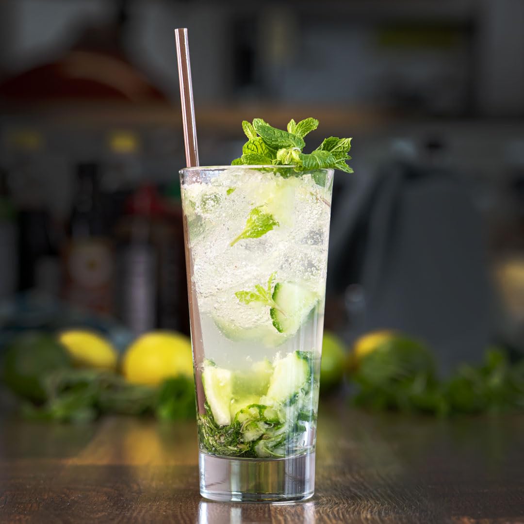 Agave Straw 8 Inch | Individually Wrapped | Biodegradable | 500 Count