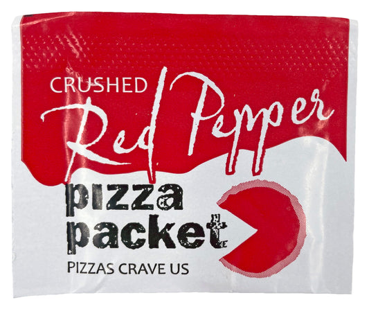 Crushed Red Pepper Packet 0.03 oz. | Kosher | Made in America | Pizza Packet | Bits N Things | 100 Packs