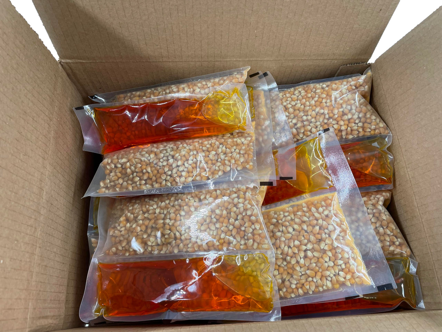 Home Theater All in One Popcorn Kit For 12 oz. Popper | Portion Packets with Kernels, Oil and Flavored Salt | By Bits N Things | Pack of 24