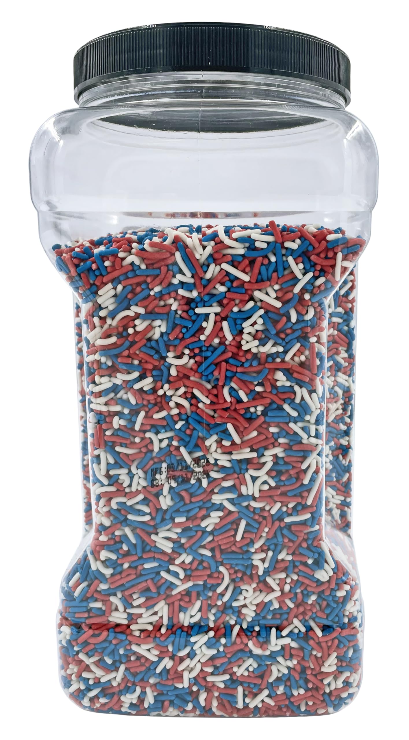 Bits N Things Red, White & Blue Patriotic Sprinkles | America's Blend | Topping & Decoration | 5 lb. Bulk Container