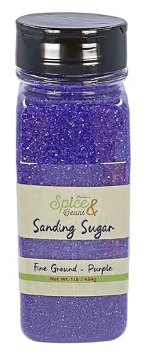 Dasher's Spice & Beans Sanding Sugar | 1 lb Container | Made in USA |