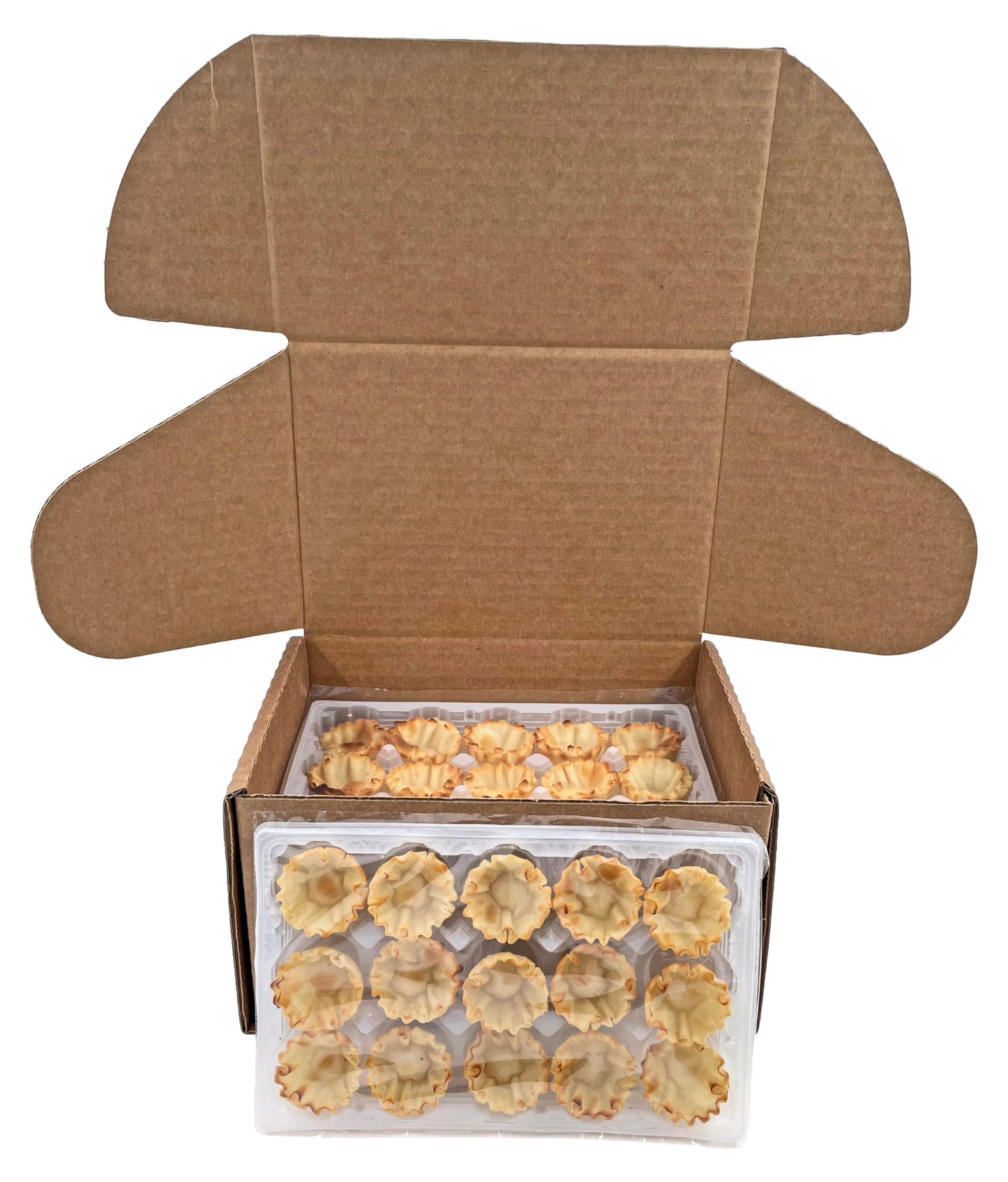 Mini Phyllo Shells - 6/15ct Trays - Fillo Dough Shells | By Dasher's Spice & Beans | (90 ct Total)