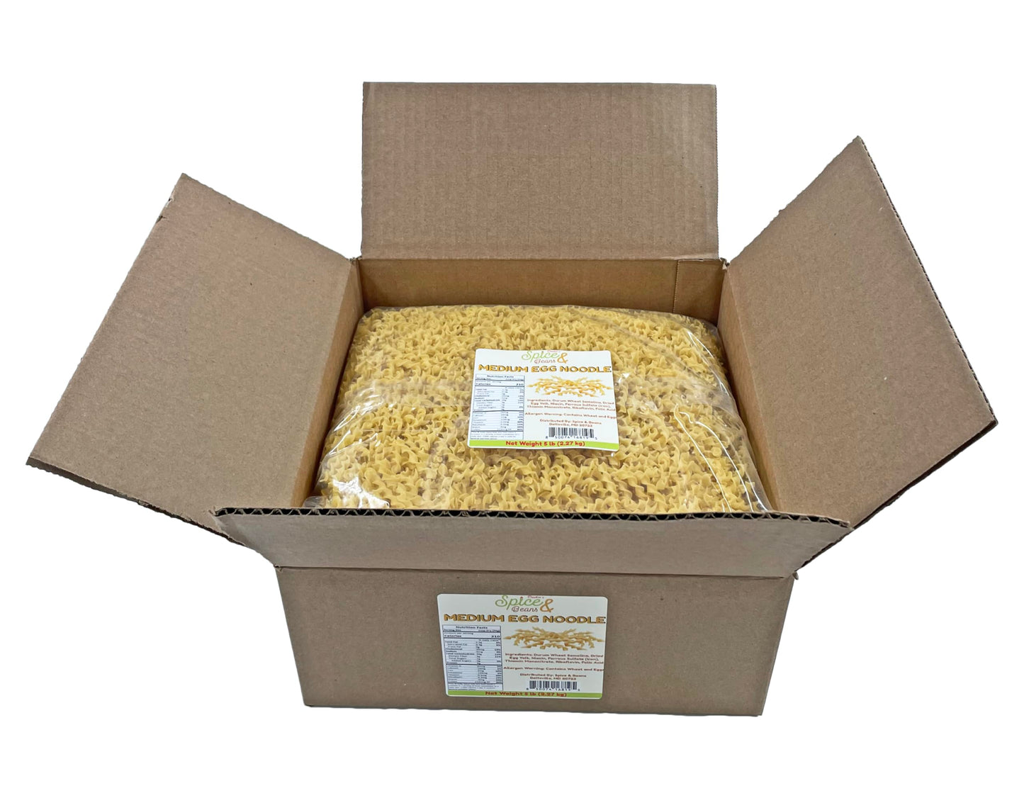 Pasta Noodles by Dasher's Spice & Beans | 100% Durum Semolina Flour |