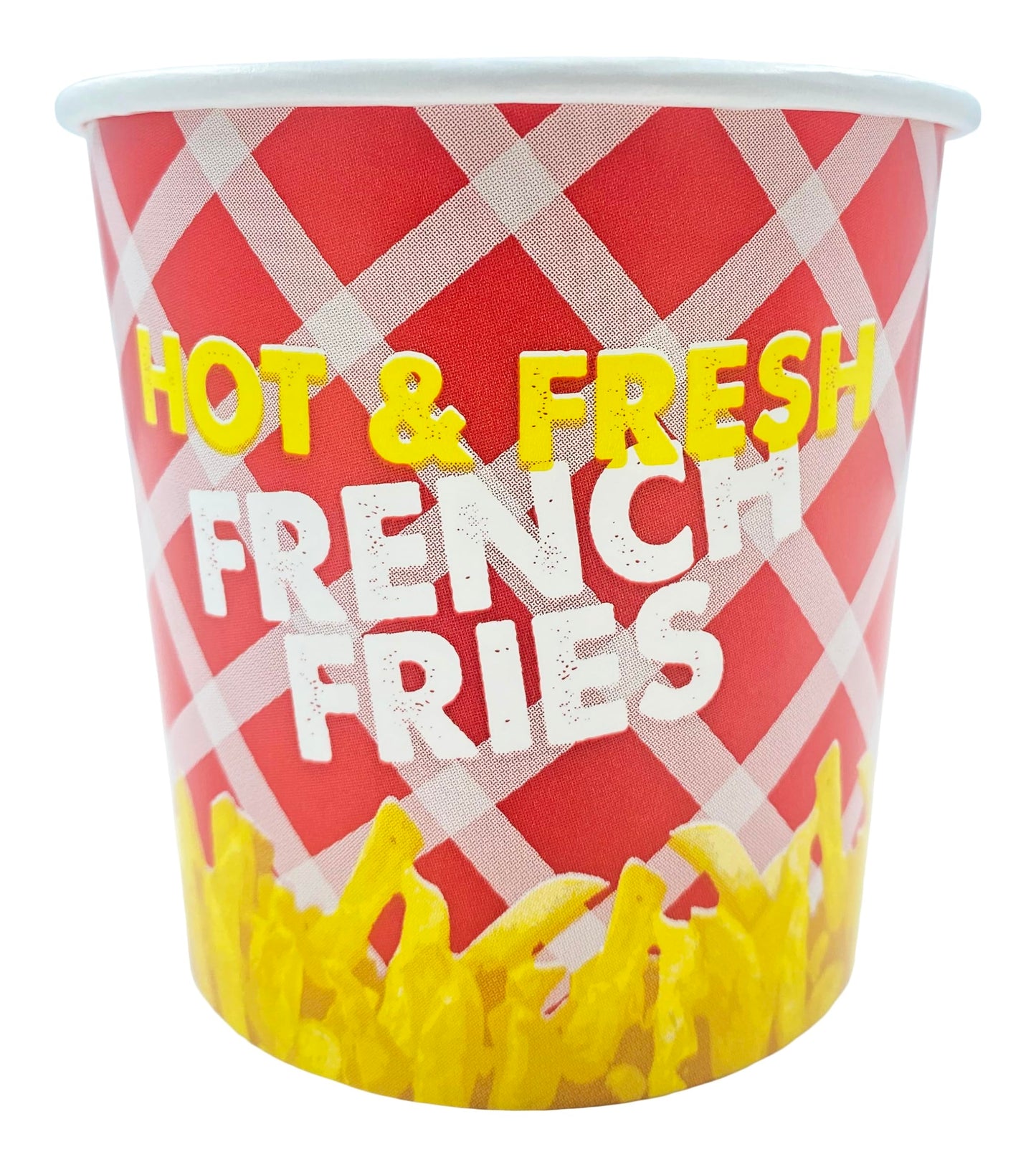 Bits N Things French Fry Cup (Red) | No PFAS Added | 50 Count | 12 oz. Capacity