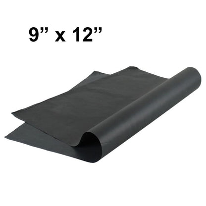 Bits N Things 9" x 12" Steak Paper Sheets | Butcher Paper | Wax Coated | Made in America | Pack of 500 (Black)