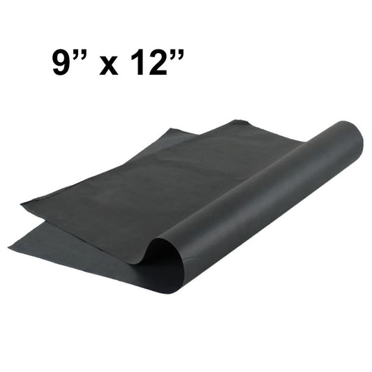 Bits N Things 9" x 12" Steak Paper Sheets | Butcher Paper | Wax Coated | Made in America | Pack of 500 (Black)