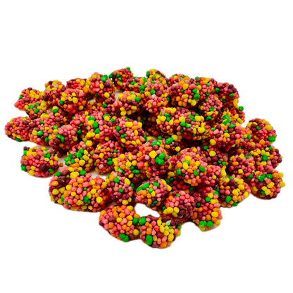 Geeky Gummy Rainbow Candy Clusters | Dessert Topping | Crunchy Coating with Chewy Interior | 5 lb.