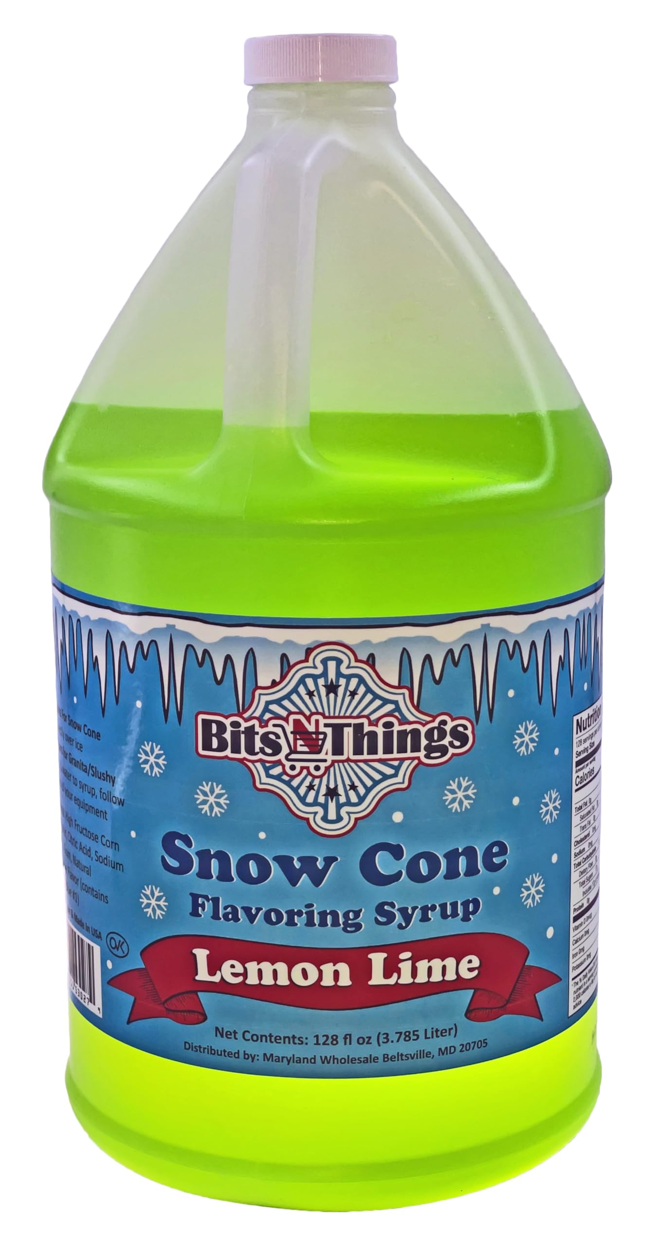 Bits N Things Flavoring Syrup | Gluten-Free | Snow Cone and Snowball |
