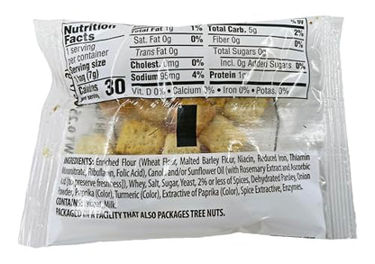 Seasoned Cubed Croutons Packets | Zero Trans Fat | 25 Count