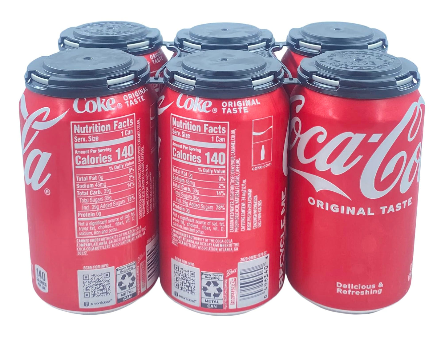 Bits N Things Snap Off Reusable Beer Can Holder/Carrier Pack | 100% Recycled Plastic | 12 oz. or 16 oz. Can | USA Made | Brewery Homebrewing Beverage Canner - Pack of 20 (Six Can)