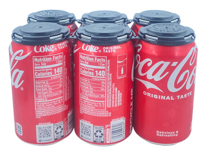 Bits N Things Snap Off Reusable Beer Can Holder/Carrier Pack | 100% Recycled Plastic | 12 oz. or 16 oz. Can | USA Made | Brewery Homebrewing Beverage Canner - Pack of 20 (Six Can)