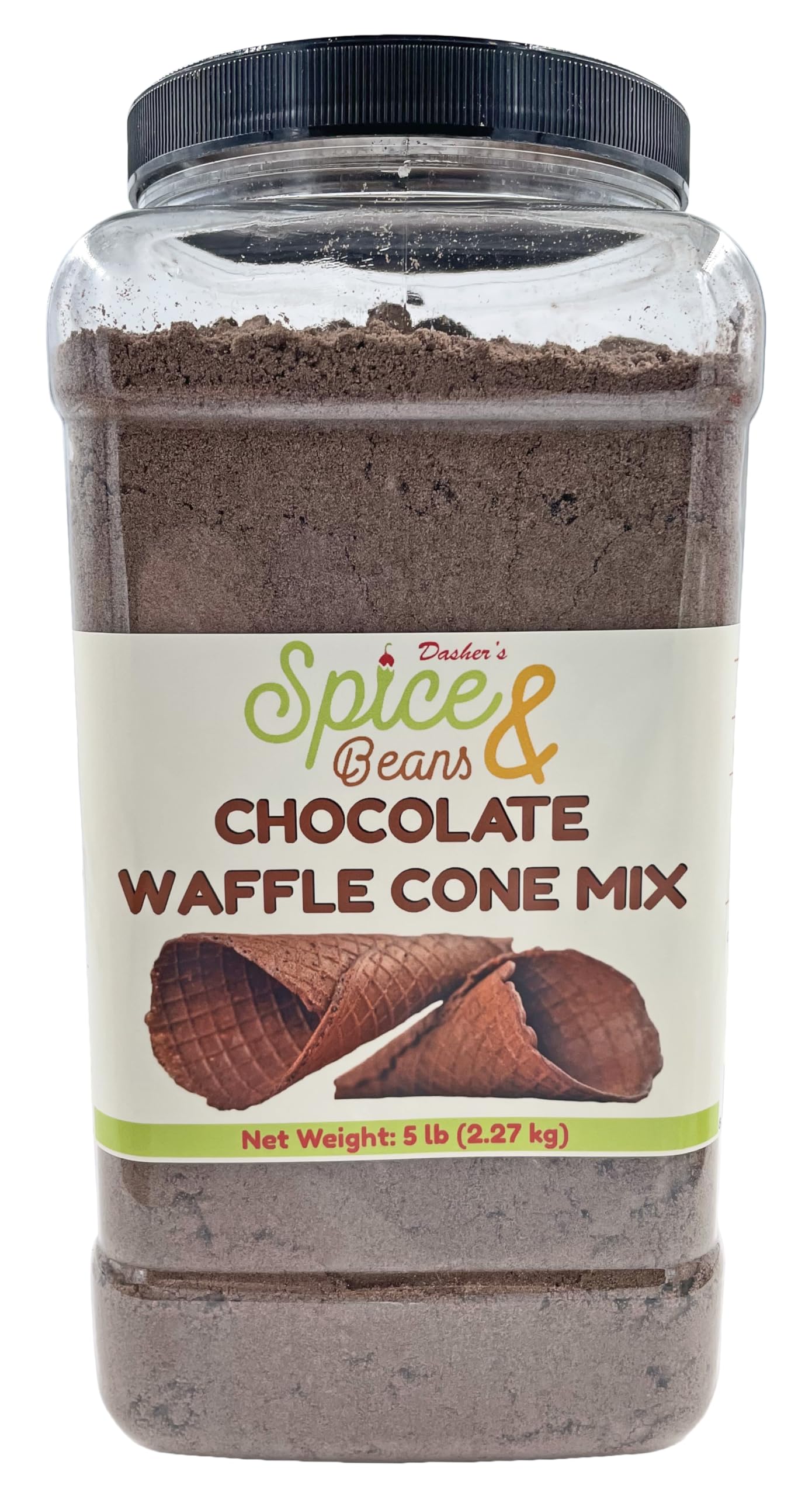 Waffle Cone Mix By Dasher's Spice & Beans | Made in America | 5 lb