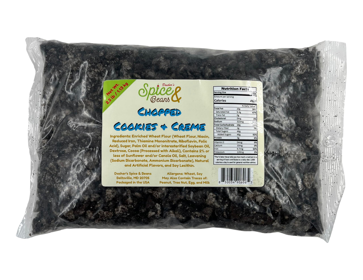 Chopped Dessert Topping | Kosher & Made in America | By Dasher's Spice & Beans |