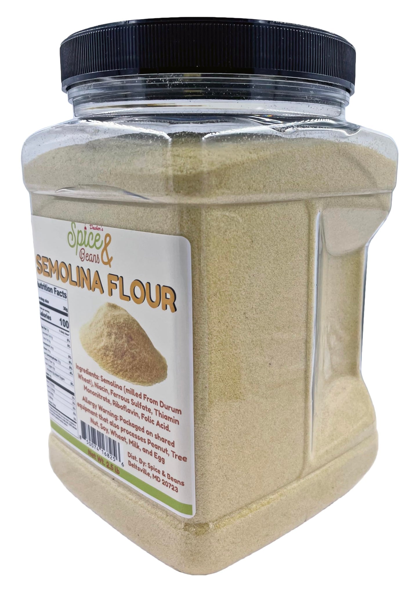 Semolina Flour | Made In America | By Dasher's Spice & Beans |