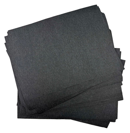 Bits N Things 9" x 12" Steak Paper Sheets | Butcher Paper | Wax Coated | Made in America | Pack of 500 (Black)