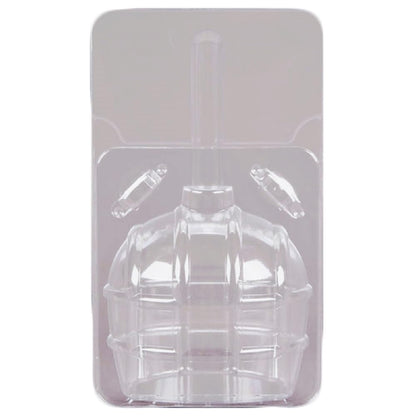 Bits N Things Clear Large Candied Apple Containers Boxes 50 Pack - Great for Standard and Large Size Apples