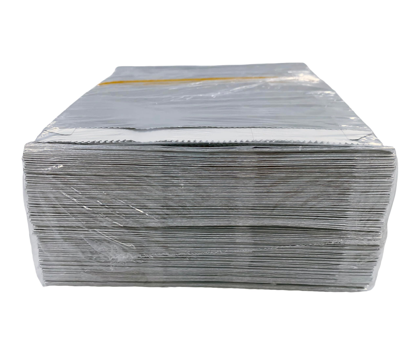 Bits N Things Large Foil Hamburger/Sandwich Bag 6" x 6.5" x 0.75" | Kosher, Insulated, & Grease Resistant Wrapper | 250 Count