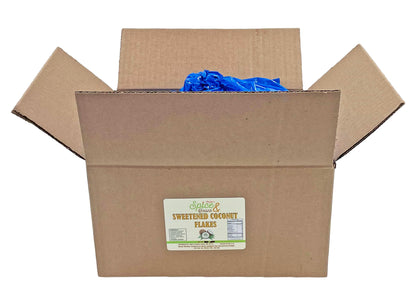 Dasher's Spice & Beans Premium Coconut Flakes | Sweetened | Packed in the USA | (10 lb.)