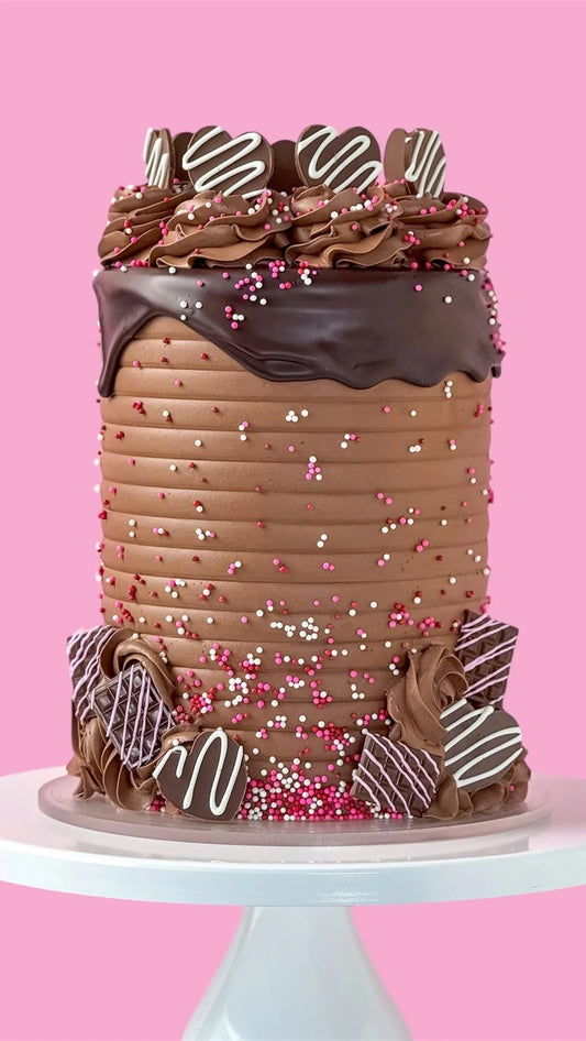 Bits N Things Red, White & Pink Nonpareil Sprinkles | Lover's Blend | Topping & Decoration | 5 lb. Bulk Container