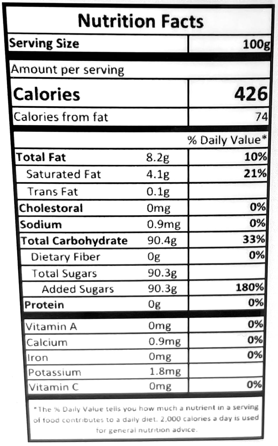 Dasher's Spice & Beans - Ice Cream Topping & Cake Decoration