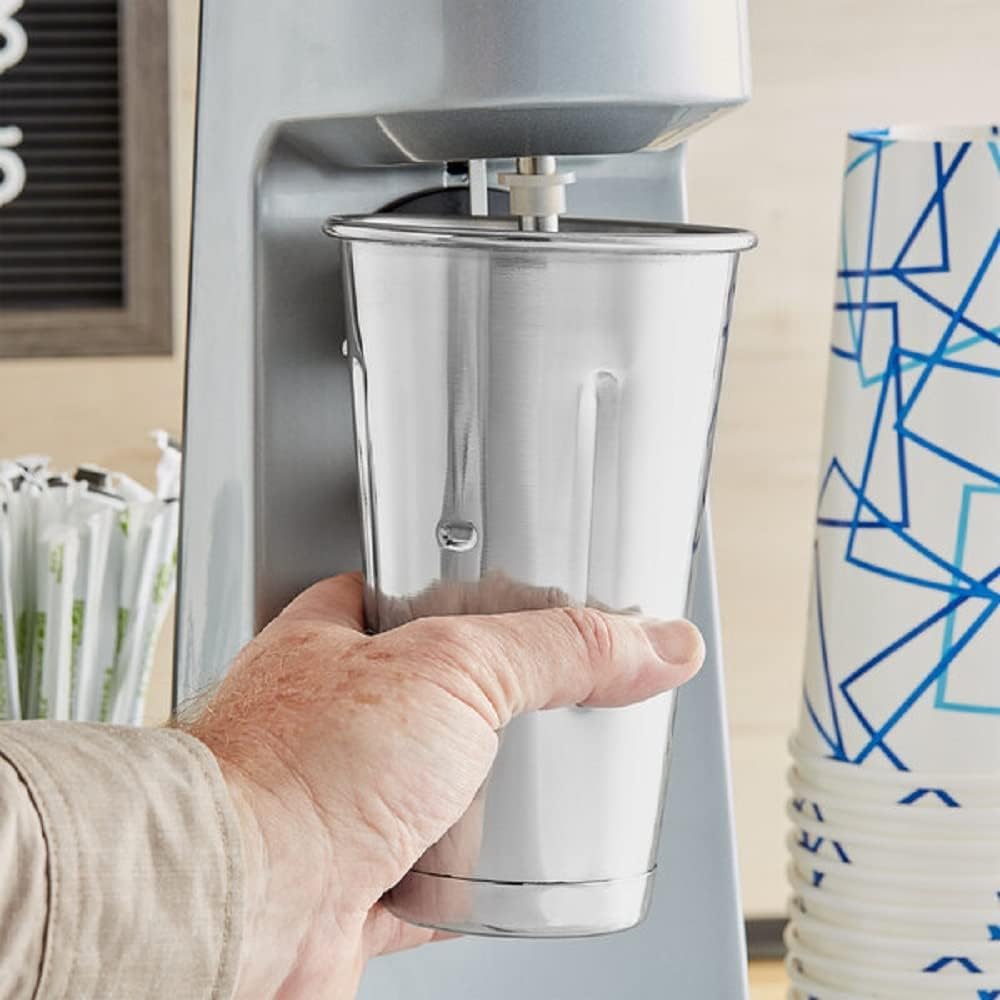 Bits N Things 30 oz. Stainless Steel Malt Cup - Milkshake/Cocktail - Pack of 2