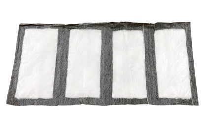 Bits N Things Absorbent Pads | Disposable Standard Supermarket Meat Poultry Frozen Food Pad | 4 x 7 | 40 gram | Pack of 150 (Black)