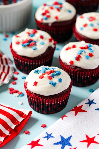 Bits N Things Sprinkles | Bulk Pack | Kosher | 5 lb (Patriotic Star)