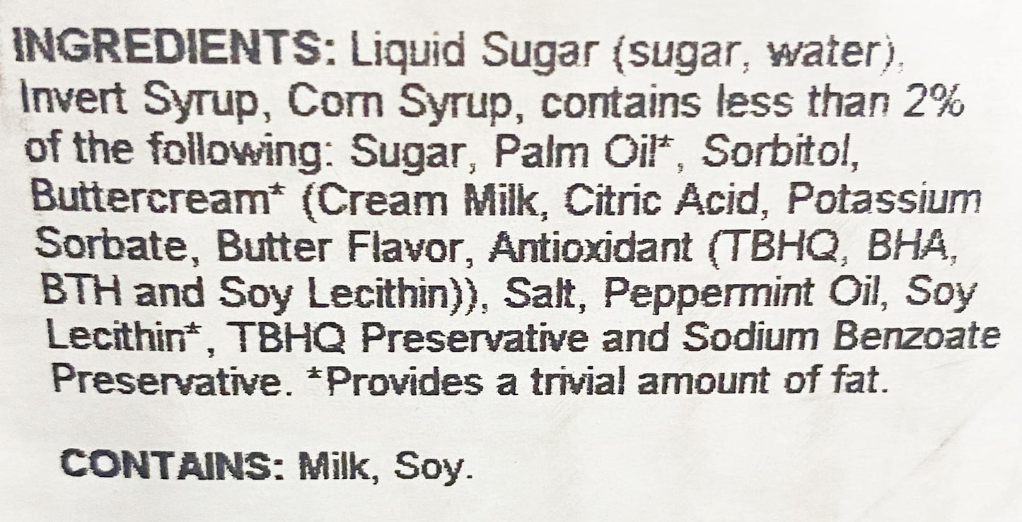 Bits N Things Thank You Buttermints, Individually Wrapped Soft Mint Candies - Pack of 100 (American Flag)