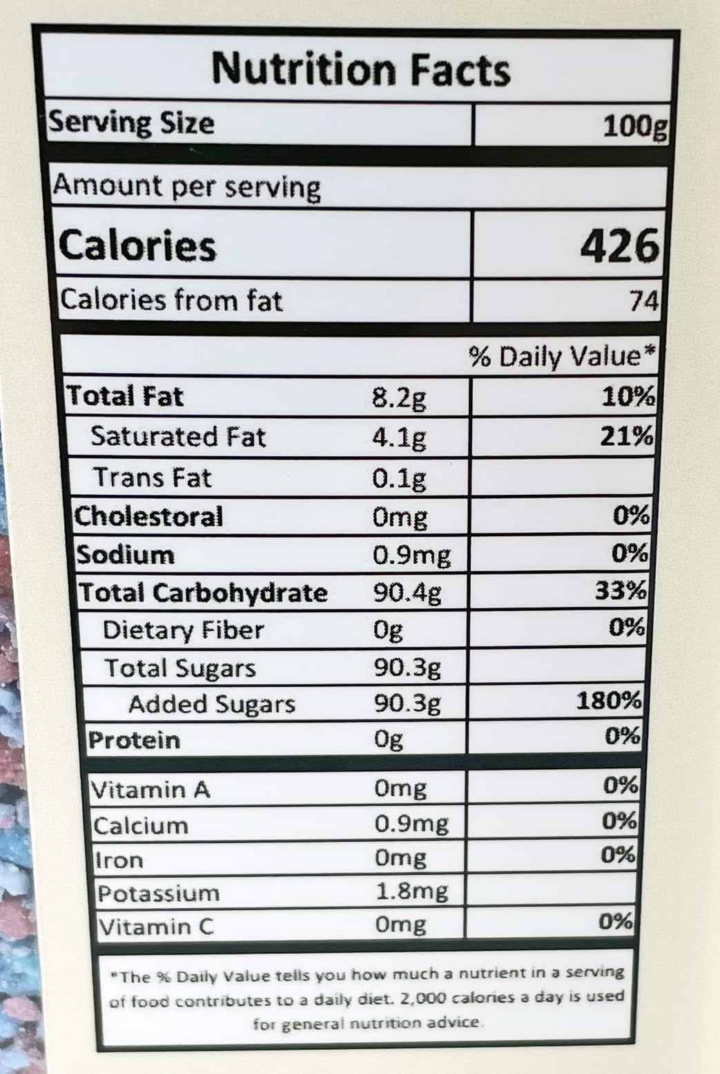 Dasher's Spice & Beans - Ice Cream Topping & Cake Decoration