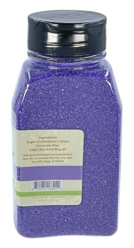 Dasher's Spice & Beans Sanding Sugar | 1 lb Container | Made in USA |