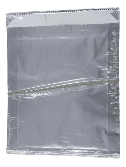 Bits N Things Large Foil Hamburger/Sandwich Bag 6" x 6.5" x 0.75" | Kosher, Insulated, & Grease Resistant Wrapper | 250 Count