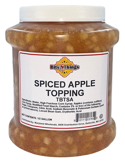 Bits N Things Dessert Sundae Topping | Kosher & Made in America | 68 oz. Spiced Apple
