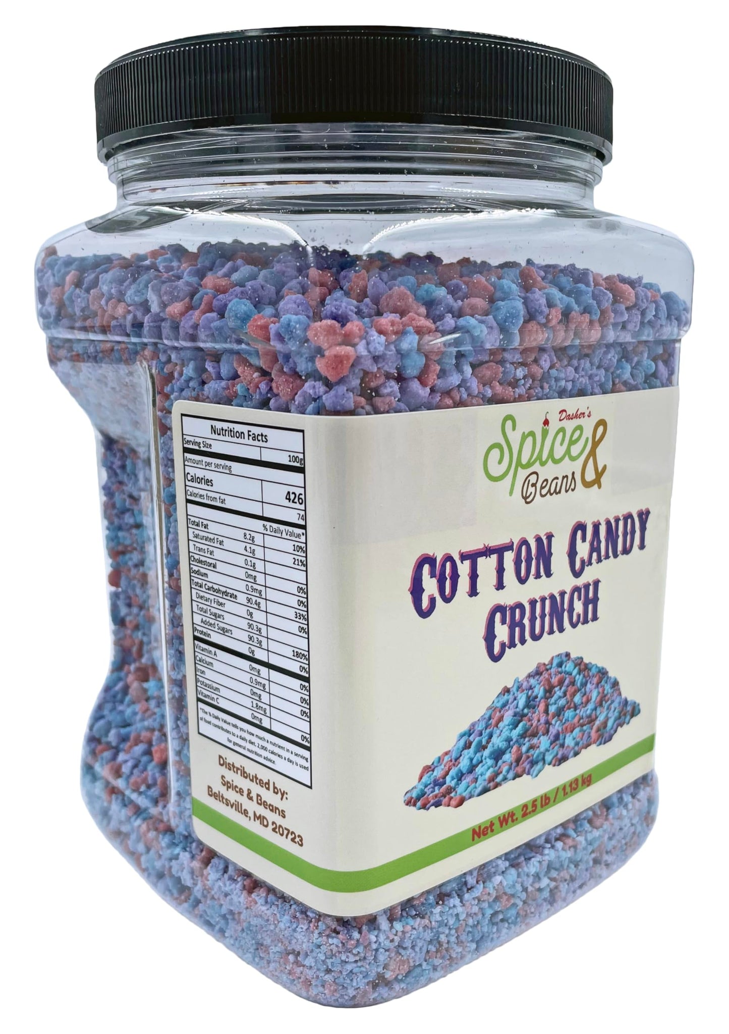 Dasher's Spice & Beans - Ice Cream Topping & Cake Decoration