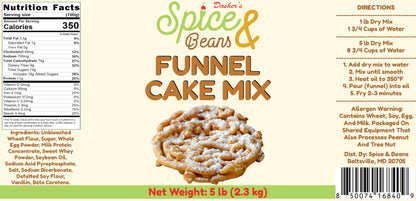 Mix By Dasher's Spice & Beans | Light and Fluffy | 5 lb