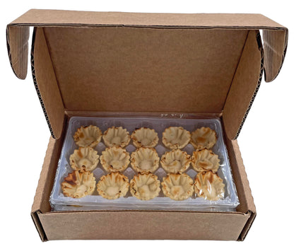 Bits N Things Mini Phyllo (Fillo) Shells | Fully Baked | Vegan & Kosher |15 Per Box (3 Boxes)
