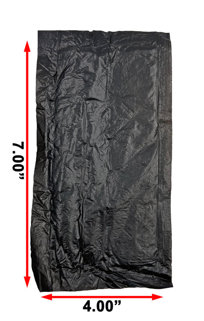 Bits N Things Absorbent Pads | Disposable Standard Supermarket Meat Poultry Frozen Food Pad | 4 x 7 | 40 gram | Pack of 150 (Black)