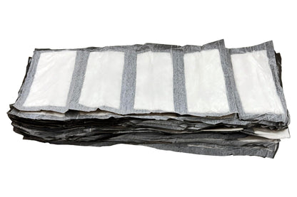 Bits N Things Absorbent Pads | Disposable Standard Supermarket Meat Poultry Frozen Food Pad | 4 x 7 | 40 gram | Pack of 150 (Black)