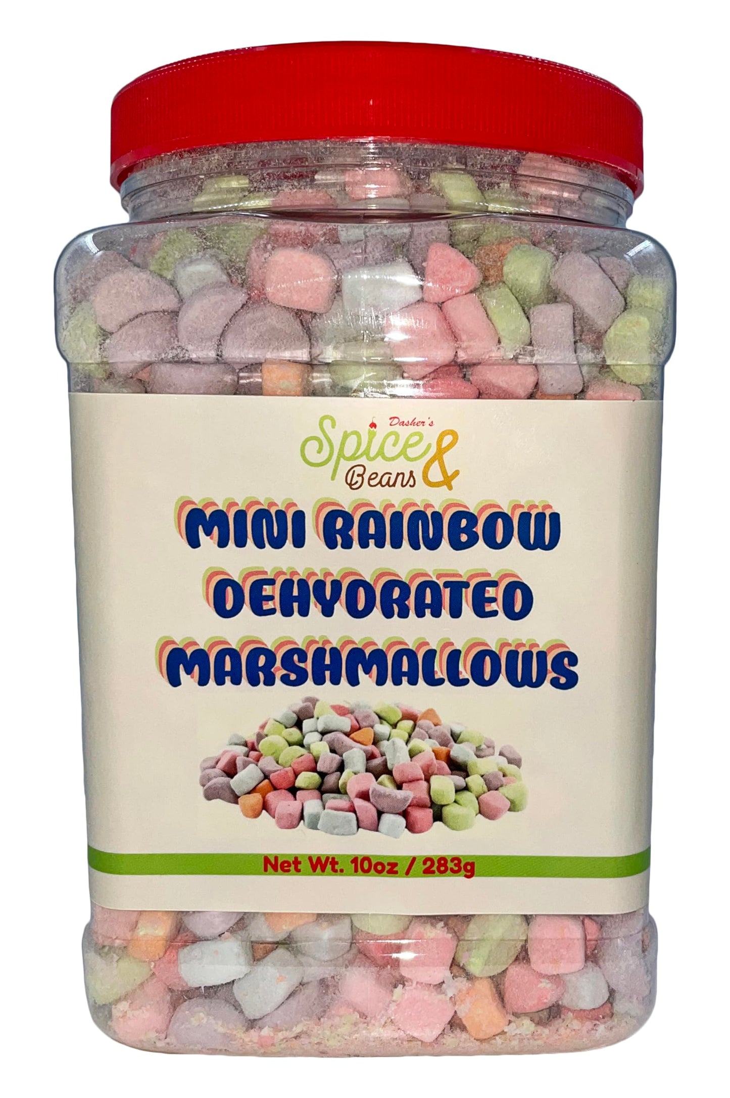 Dasher's Spice & Beans Mini Dehydrated Marshmallows | Ice Cream Topping & Cake Decoration |