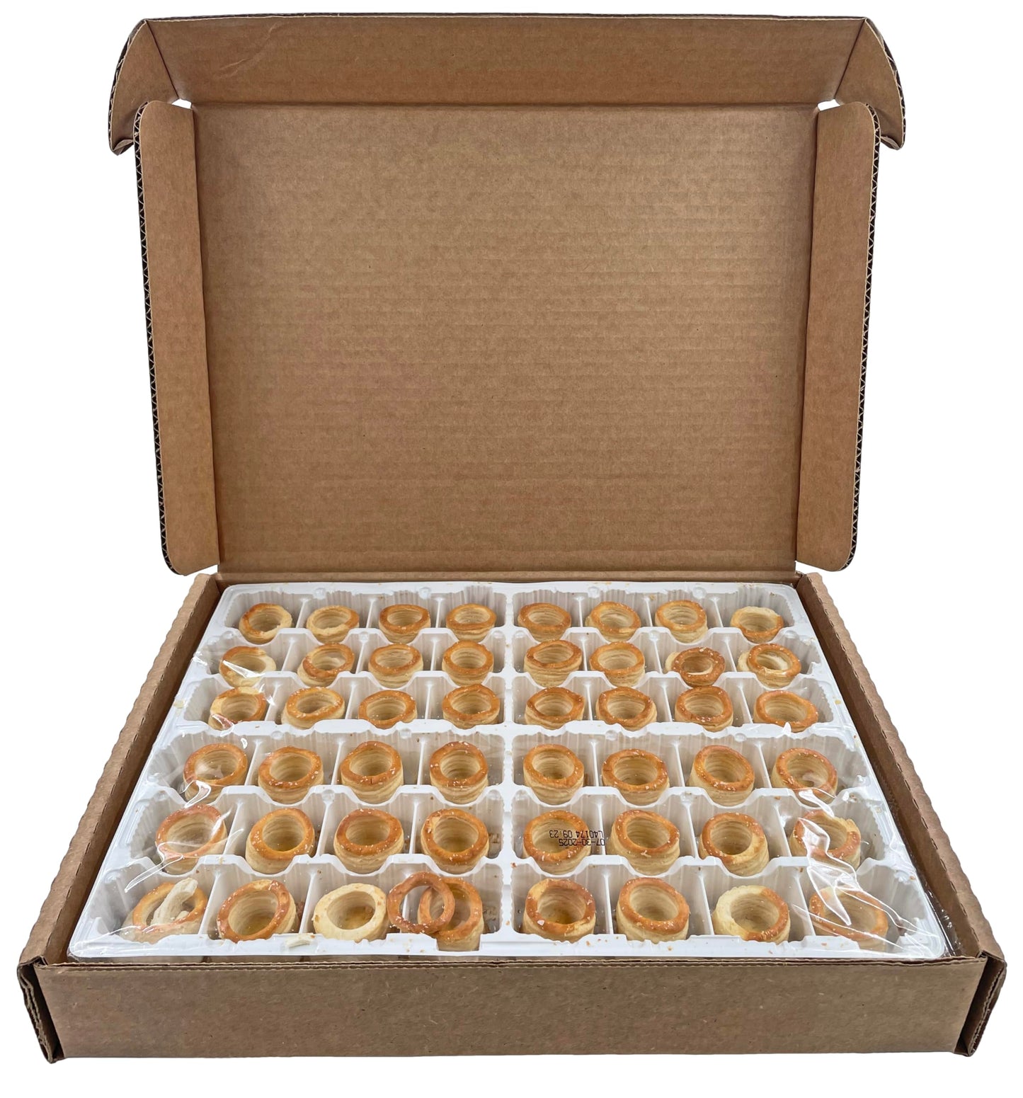 Gourmet Puff Pastry Shells | Ready To Use | By Dasher's Spice & Beans | 20.32 oz. (96 Count)