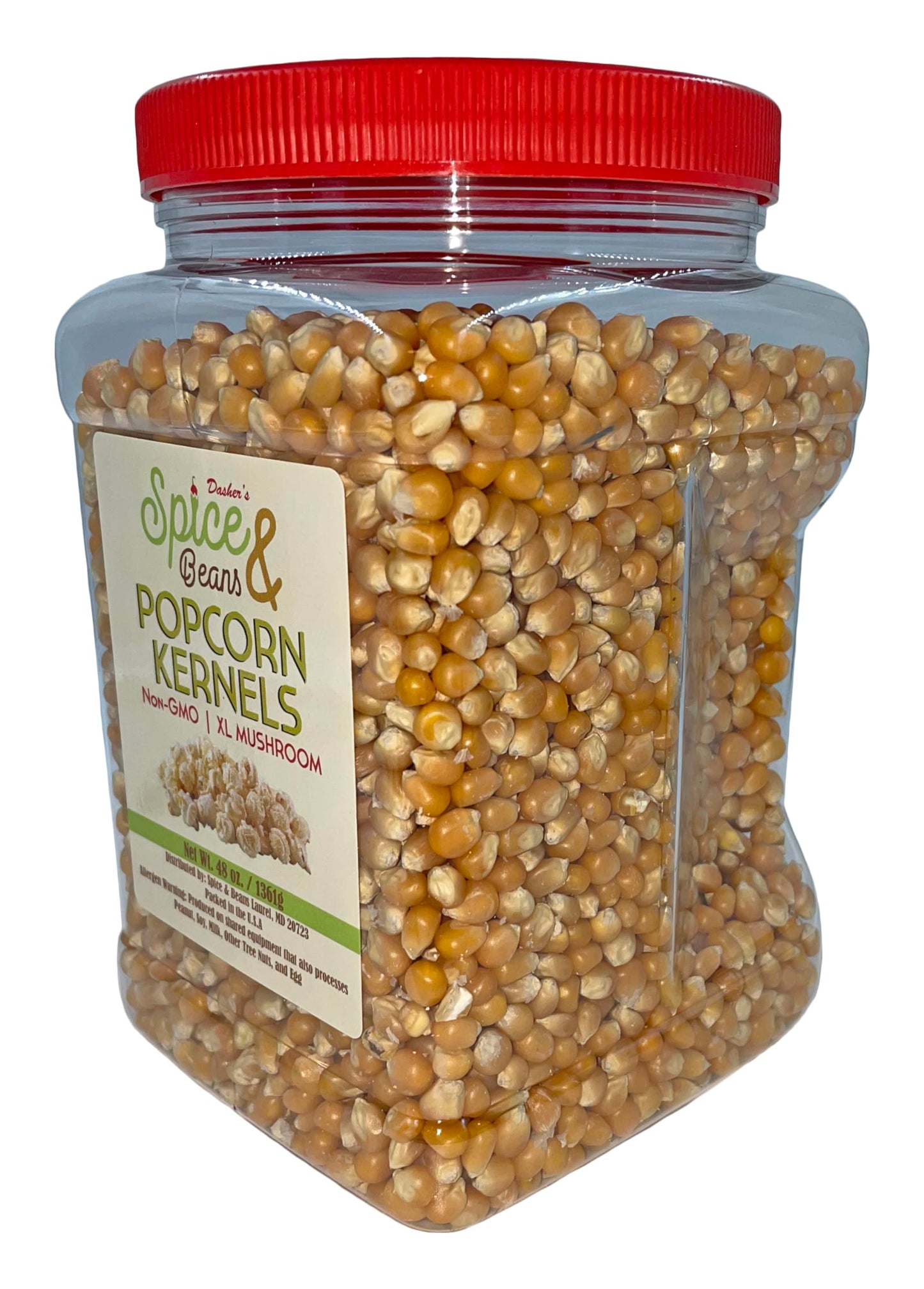 Popcorn Kernels by Dasher's Spice & Beans | Non-GMO |