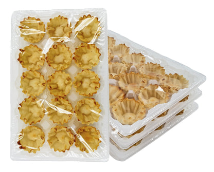 Mini Phyllo Shells - 6/15ct Trays - Fillo Dough Shells | By Dasher's Spice & Beans | (90 ct Total)