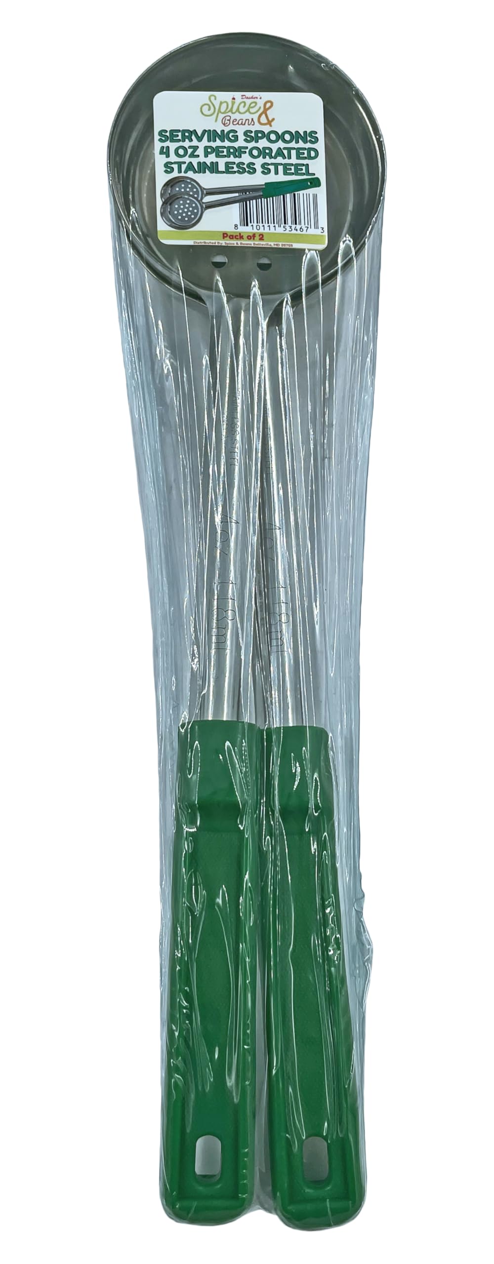 Stainless Steel Portion Control Serving Spoon - Pack of 2