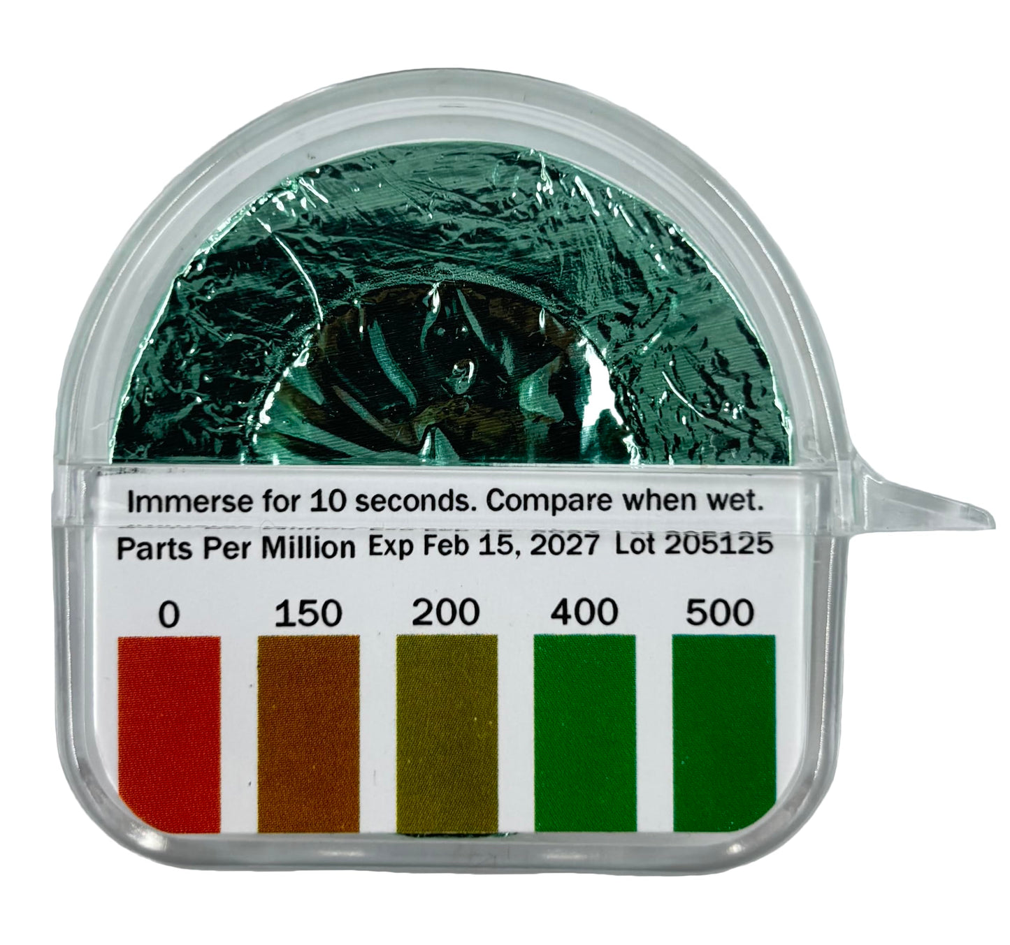 Bits N Things QT-40 Quaternary Dispenser Sanitizer Test Tape 15 Foot Roll - 0-500ppm (2 Pack)