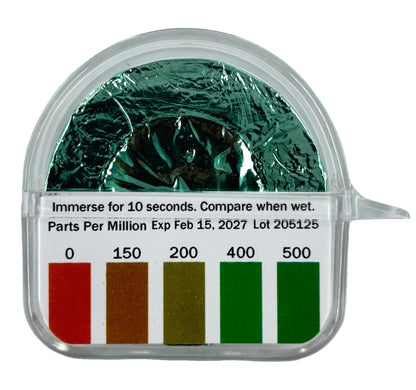 Bits N Things QT-40 Quaternary Dispenser Sanitizer Test Tape 15 Foot Roll - 0-500ppm (2 Pack)