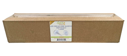 Disposable Ice Cream Cone Drip Catcher Sleeve - 70ct - Large Pointed Cone 4-7oz