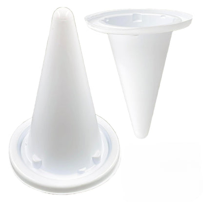 Disposable Ice Cream Cone Drip Catcher Sleeve - 70ct - Large Pointed Cone 4-7oz