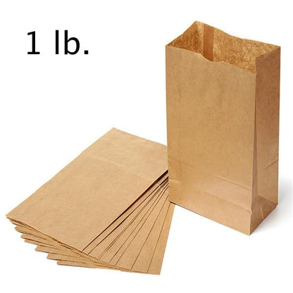 Bits N Things Kraft Paper Bag #1 | 3.5" x 2.37" x 6.87" | Standard Duty | 500 Count
